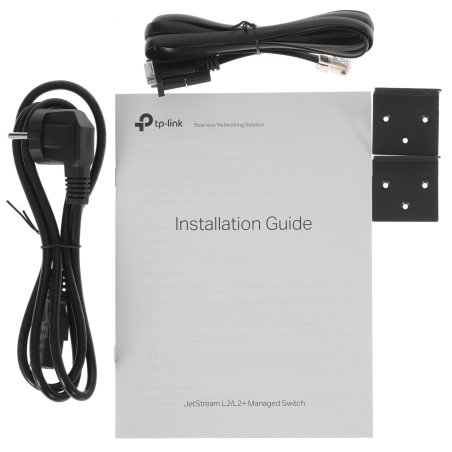 Коммутатор 48-port Gigabit PoE+ L2+ switch, 48 802.3af/at PoE+ ports, 4 Gb SFP slots, 1 RJ-45 + 1Micro-USB console ports, 348W PoE budget