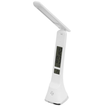 Настольный светильник Ultraflash UF-821 C01 белый (Led, светильник настольный, 7Вт, дисплей,смена цвет.темп, кожа)