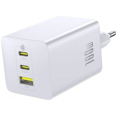 Портативный аккумулятор Baseus EnerFill FE11 Fast Charger 2C+U 100W EU Moon White, P10182102213-00