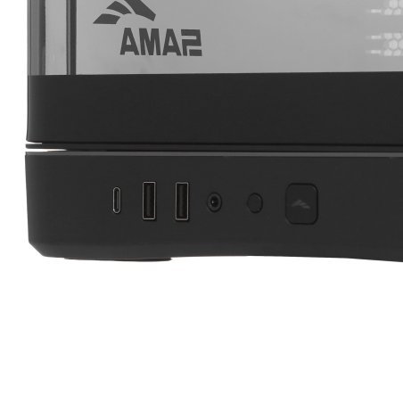 Корпус SAMA V62S, Midi-Tower, чёрный, 4 x 120 мм