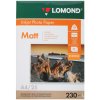 Фотобумага Lomond 0102050 A4/230г/м2/25л./белый матовое для струйной печати