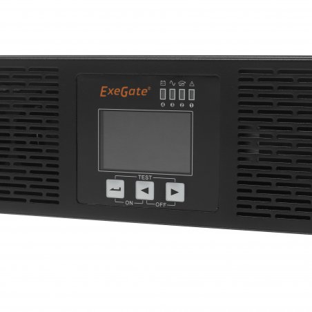Источник бесперебойного питания On-line ExeGate EP285648RUS PowerExpert ULS-3000.LCD.AVR.C13.USB.RS232.SNMP.2U 3000VA/3000W, On-Line, PF=1, LCD, 6*IEC-C13, RS232, USB, SNMP-slot, Rackmount 2U/Tower, черный