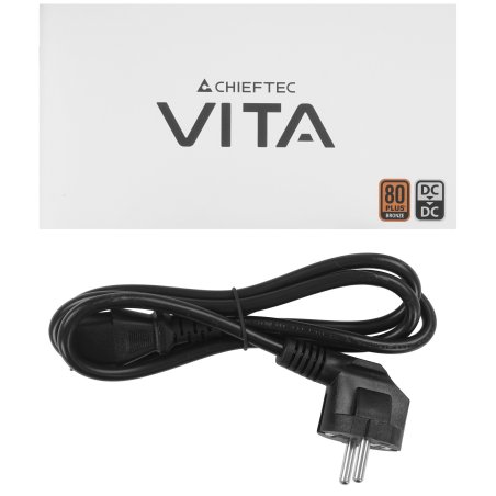 Блок питания Chieftec Vita BPX-750S, 750Вт, 80 PLUS Bronze, 120мм, черный