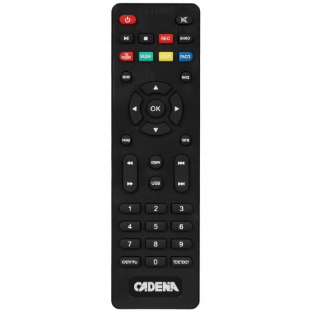 Приставка для цифрового ТВ Cadena CDT-2351SB черный, DVB-T2, DVB-T, HDMI, USB 2.0