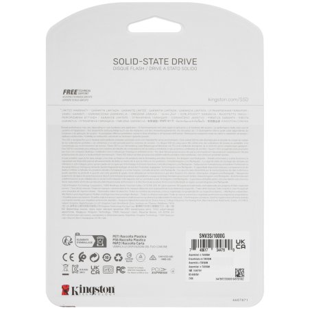 Накопитель SSD Kingston NV3, 1Tb, M.2 2280, NVMe, PCIe 4.0, R/W 6000/4000