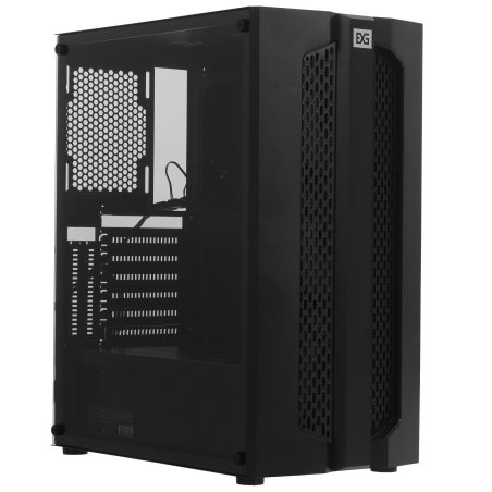 Компьютерный корпус Miditower ExeGate EVO-9205-EVO800 (ATX, БП EVO800RGb с вент. 12 см, с окном, 1*USB+1*USB 3.0, аудио, черный, 3 вент. 12см с RGb подсветкой)