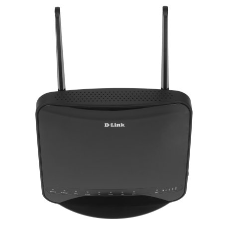 Роутер беспроводной D-Link DSL-2640U/R1A ADSL2+ черный ANNEX А