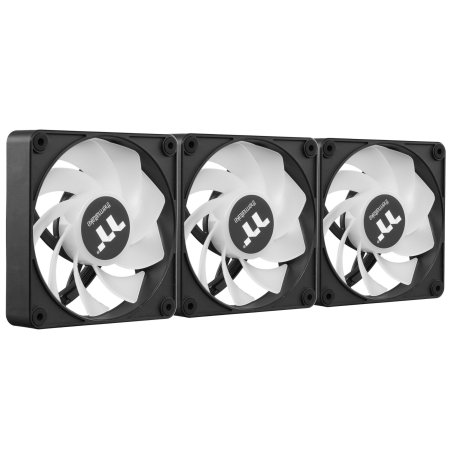 Комплект вентиляторов для корпуса Thermaltake CT120 EX Reverse ARGB Sync (3 шт.) черный, 120 мм, 2000 об/мин, 31.2 дБ, 4 pin