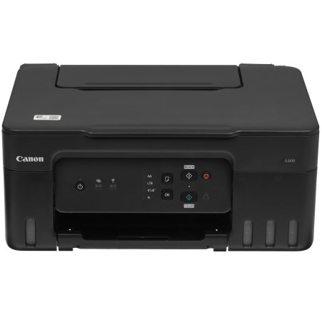 МФУ струйное Canon PIXMA G3430 (5989C009), A4, цветное, печ. 11 стр/мин. (ч/б) 6 стр/мин. (цвет), скан. до 3.16 стр/мин., 4800 x 1200 dpi (печать) 600x1200dpi (скан.), USB, Wi-Fi, Air Print, Mopria
