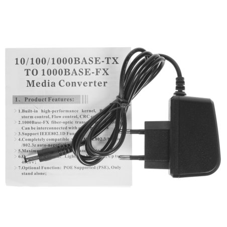 Медиаконвертер GIGALINK GL-MC-UTPF-SC1G-18SM-1550 - UTP, 100/1000Мбит/c в WDM, без LFP, SM, SC, Tx:1550/Rx:1310, 18 дБ (до 20 км)