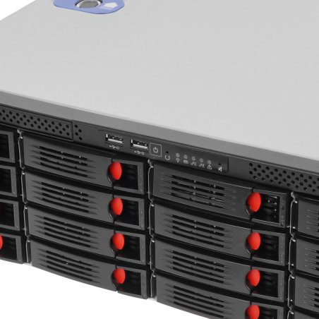 Серверная платформа ExeGate EX292422RUS Pro 3U660-HS16 (RM 19", высота 3U, глубина 660, Redundant БП 2x1200W, 16xHotSwap, USB)