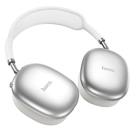 Наушники мониторные Hoco Air Triumph W35 серебристый беспроводные bluetooth оголовье