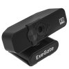 Веб-камера ExeGate EX287380RUS Stream C940 2K T-Tripod (матрица 1/3" 5Мп, 2560x1440, 30fps, 4-линзовый объектив, ручной фокус, USB, микрофон с шумоподавлением, поворотное крепление, телескопический штатив Tripod Tele Ball, кабель 1,5 м, поддержка H.264, W