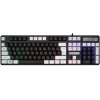 Клавиатура проводная Defender Dark Knight GK-077, USB, черный/белый