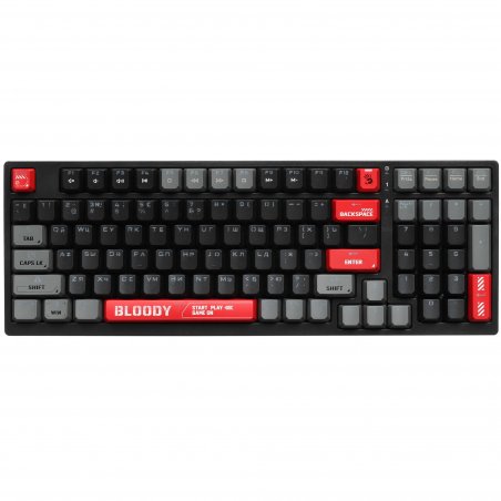 Клавиатура проводная A4Tech Bloody S98 (S98 RED) USB черный/красный