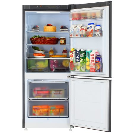 Холодильник Pozis RK-101 графитовый двухкамерный 156/57 л морозилка снизу