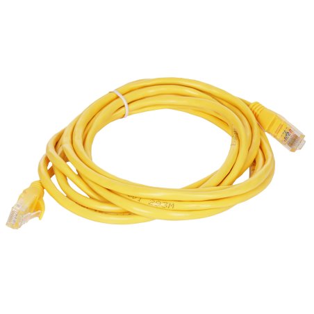 Патч-корд UTP кат.5e, 3м ExeGate желтый