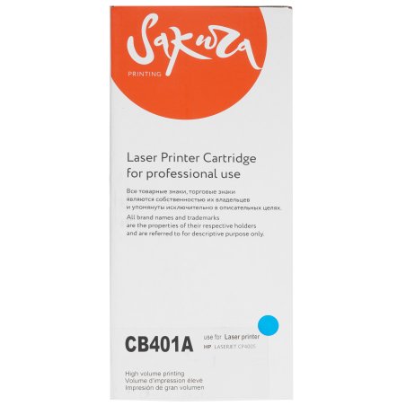 Картридж лазерный Sakura CB401A для HPColor LaserJet CP4005/CP4005n/CP4005dn, синий, 7500 к.