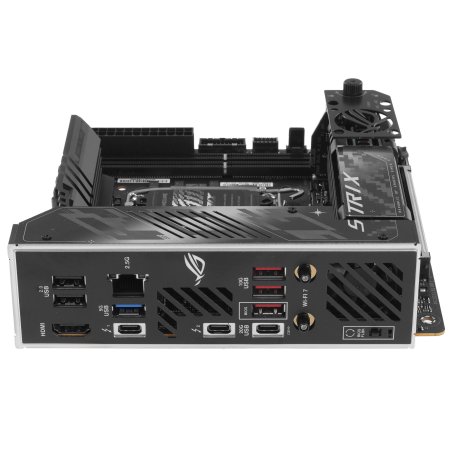 Материнская плата ASUS ROG STRIX Z890-I GAMING WIFI, LGA1851, Intel Z890, 2xDDR5, 2xSATA, 2xM.2, 1xPCI-E 5.0 x16, 1xHDMI, 2xThunderbolt 4, 1x2.5Gb LAN, 9xUSB-A, 1xUSB-C, 5.1, Mini-ITX