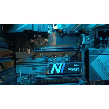 Накопитель SSD Netac NV5000 Pro, 500Gb, M.2 2280, PCIe 4.0 x4, NVMe, R/W 4800/2700, с радиатором
