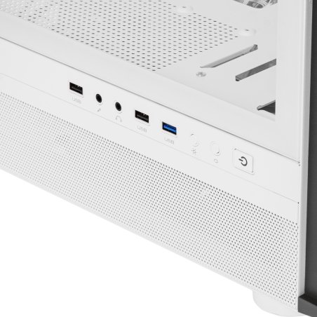 Компьютерный корпус PCCooler ME200 MESH WH, Mesh Full Tower, белый, TG, SPCC, 3x120мм ARGb E-ATX, ATX, mATX, mITX 180/380/220мм 4x2.5", 2x3.5", 7+3xPCI 1xUSB-A 3.0, 2xUSB-A 2.0 432x225x495мм