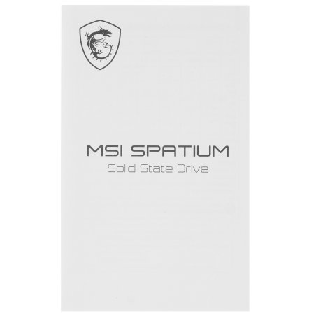 Накопитель SSD MSI Spatium M371, 1ТБ, M.2 2280, PCIe 3.0 x4, NVMe, M.2