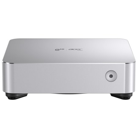 Мини ПК Acer Gadget E10 ETBox1 i5 13500H (2.6) 16Gb SSD 512Gb UHDG Win 11Pro 2x2.5GbitEth WiFi BT 120W серебристый/черный