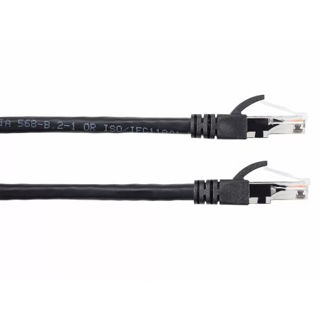 Патч-корд литой AOpen ANP612B-BK-50M (7/0.20) UTP кат.6 черный 50m