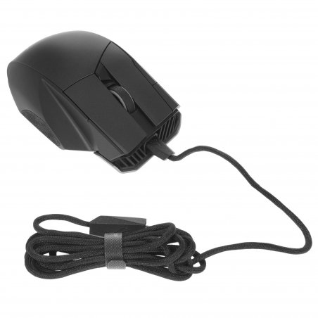 Мышь беспроводная/проводная ASUS ROG Spatha X черный, 19000 dpi, радиоканал, USB, кнопки - 12