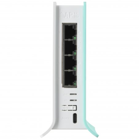 Роутер беспроводной MikroTik hAP ax lite (L41G-2AXD) AX600 10/100/1000BASE-TX голубой