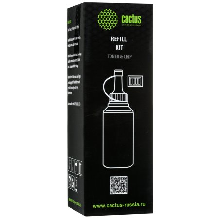 Тонер Cactus CS-RK-TK1200 черный туба 125гр. (в компл.:чип) для принтера Kyocera Ecosys P2335d/P2335dn/P2335dw