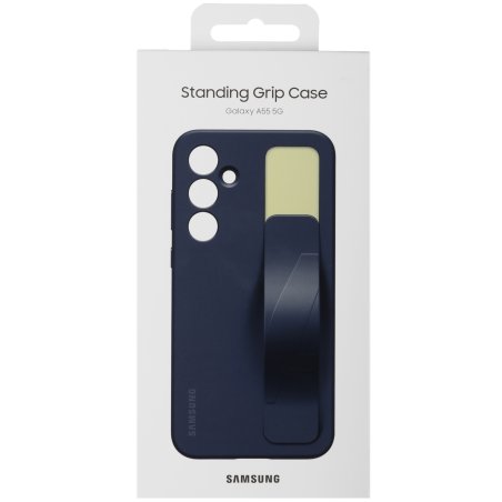 Накладка  Samsung Standing Grip Case для Samsung Galaxy A55 синий