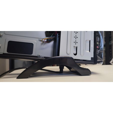 Компьютерный корпус MiniITX ExeGate MI-209 Black, miniITX/mATX, (M350, 80мм), 2хUSB, Audio