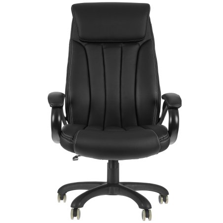 Кресло руководителя Бюрократ T-9922N Leather Venge Black черный, эко.кожа, крестовина пластик