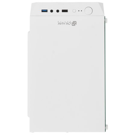 Компьютерный корпус Оклик OCC-MN302F белый без БП mATX 1xUSB 2.0 1xUSB 3.0 audio