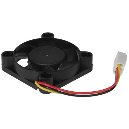 Вентилятор для корпуса Gembird D40BM-12A черный, 40 мм, 4000 об/мин, 30 дБ, 3 pin
