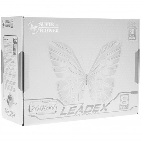 Блок питания Super Flower Power Supply Leadex Platinum 2000W (SF-2000F14HP), 2000Вт, 80 PLUS Platinum, 140мм, модульный, черный