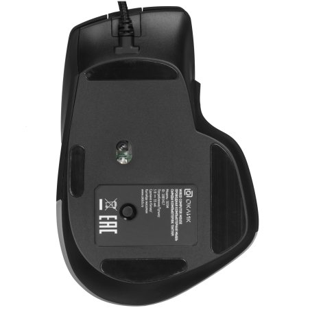 Мышь проводная Oklick 503M черный, 6400 dpi, USB, кнопки - 6