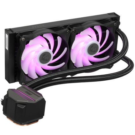 Жидкостная система охлаждения MSI MAG CORELIQUID E240 2x ARGb Fan, Color Box, LGA1700