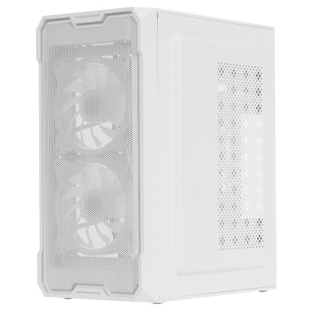 Компьютерный корпус Оклик OCC-MN302F белый без БП mATX 1xUSB 2.0 1xUSB 3.0 audio