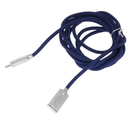 Кабель USB2.0 Cablexpert CC-P-mUSB02Bl-1.8M, AM/microB, серия Platinum, длина 1.8м, синий, блистер