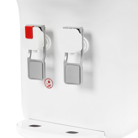 Кулер для воды Vatten D27WE, настольный, НАГРЕВ/ОХЛАЖДЕНИЕ ЭЛЕКТРОННОЕ, 2 крана, белый, 7025