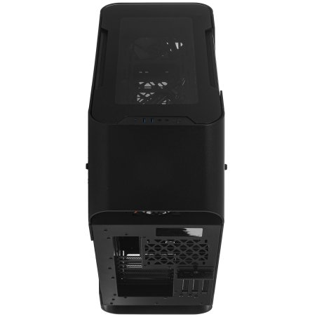 Компьютерный корпус JONSBO TR03-G Black без БП, боковая панель из закаленного стекла, mini-ITX, micro-ATX, ATX, черный