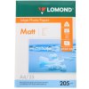 Фотобумага Lomond 0102124 A4/205г/м2/25л./белый матовое для струйной печати