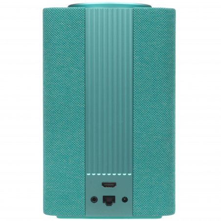 Умная колонка Яндекс Станция Макс, 65Вт, 1 динамик, часы, Алиса, Wi-Fi, Bluetooth 5.0, Zigbee, бирюзовый