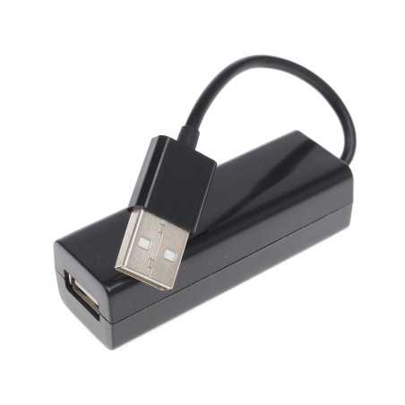 Разветвитель USB на 4 порта черный Rexant