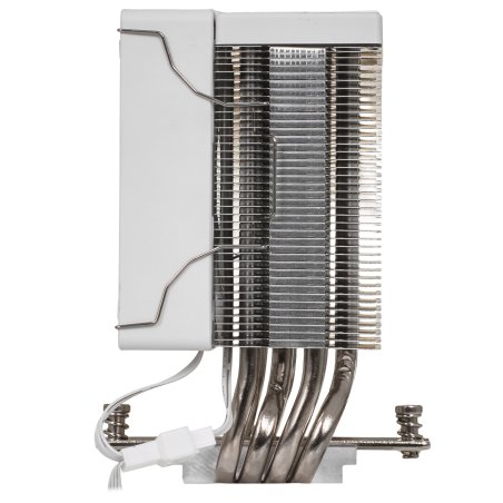 Кулер JONSBO CR-1400 Color White LGA1700/1200/115X/AM4 (24шт/кор, TDP 125W, PWM, 92мм Dynamic Multi-Color LED Fan, 4 тепловые трубки, белый, 4-pin) Retail