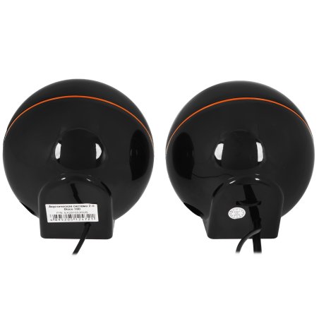 Акустическая система 2.0 ExeGate EX287053RUS Disco 180 (питание USB, 2х3Вт (6Вт RMS), 100-20000Гц, черный)