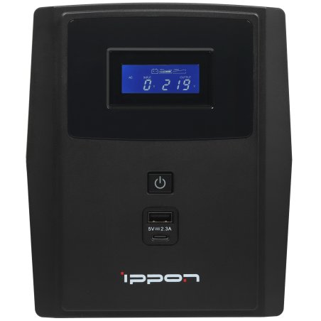 Источник бесперебойного питания Ippon Smart Power Pro II Euro 1600 960Вт 1600ВА черный