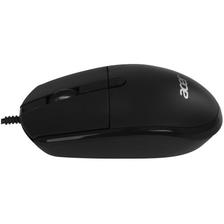 Мышь проводная Acer OMW401 черный, 2000 dpi, USB, кнопки - 4